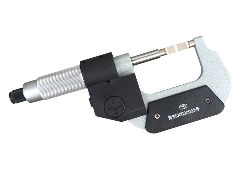 0.001mm Digital Micrometer, Blade Knife Edge Thin Piece Micrometer, 0-25mm Range