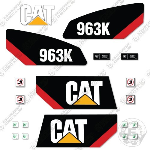Fits Caterpillar 963K Decal Kit Equipment Crawler Tractor Dozer 7-Year Vinyl