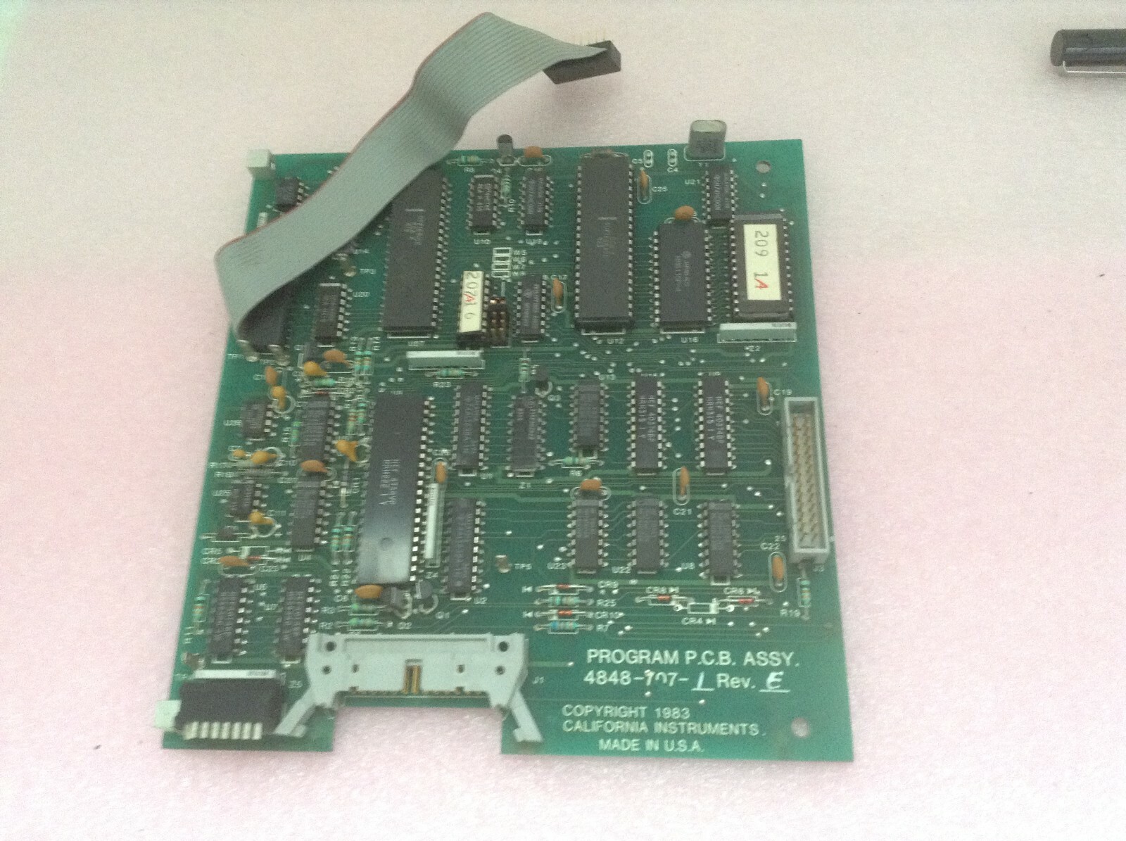 California Instruments 4848-707-1 Program PCB Assy Rev E