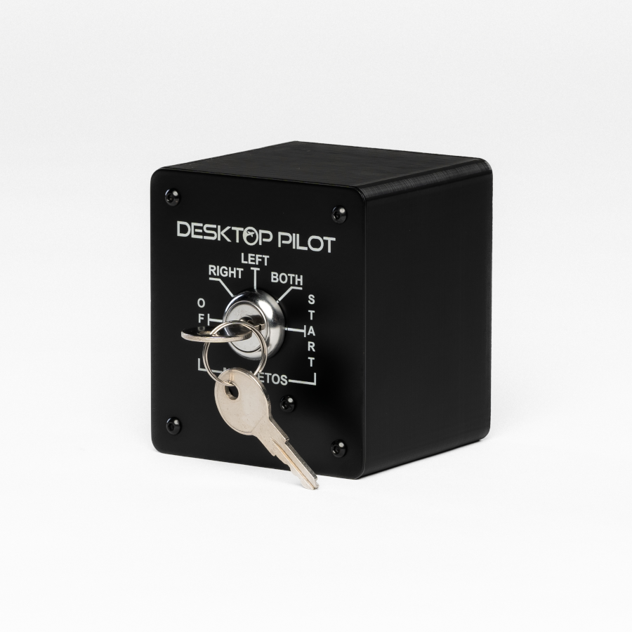 Cessna 172 Spring Return Key Switch for Flight Simulators - Fast Shipping