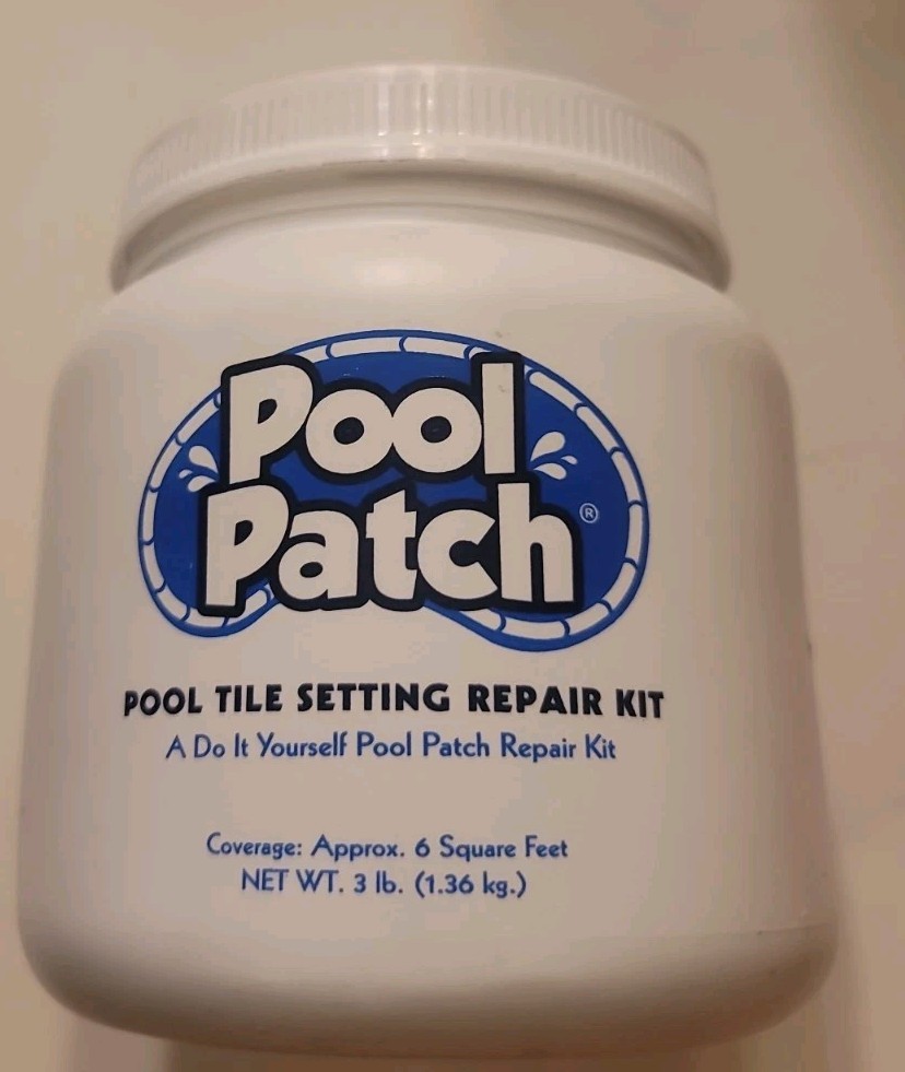 Pool Patch Pool Plaster Repair Kit, 3-Pound, White