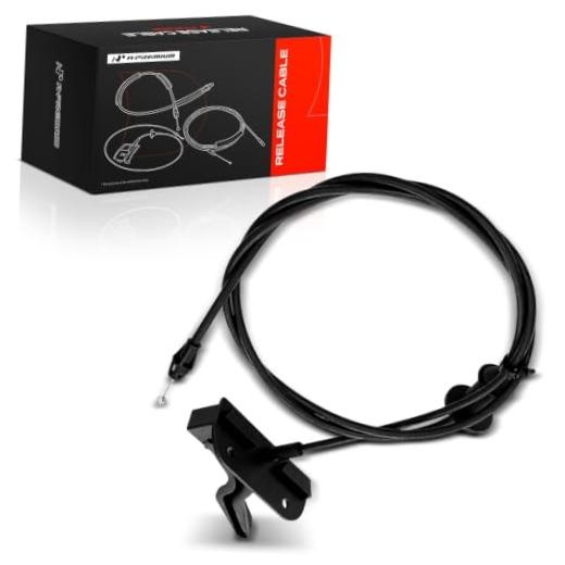 68.5 inch Front Hood Latch Release Cable with Handle | Compatible 2006-2012