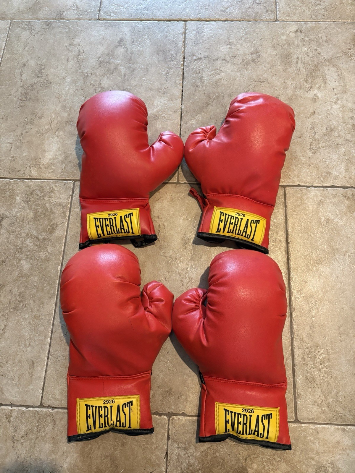 Vintage Everlast 2926 Boxing Gloves - 2 Sets- Preowned Excellent Condition