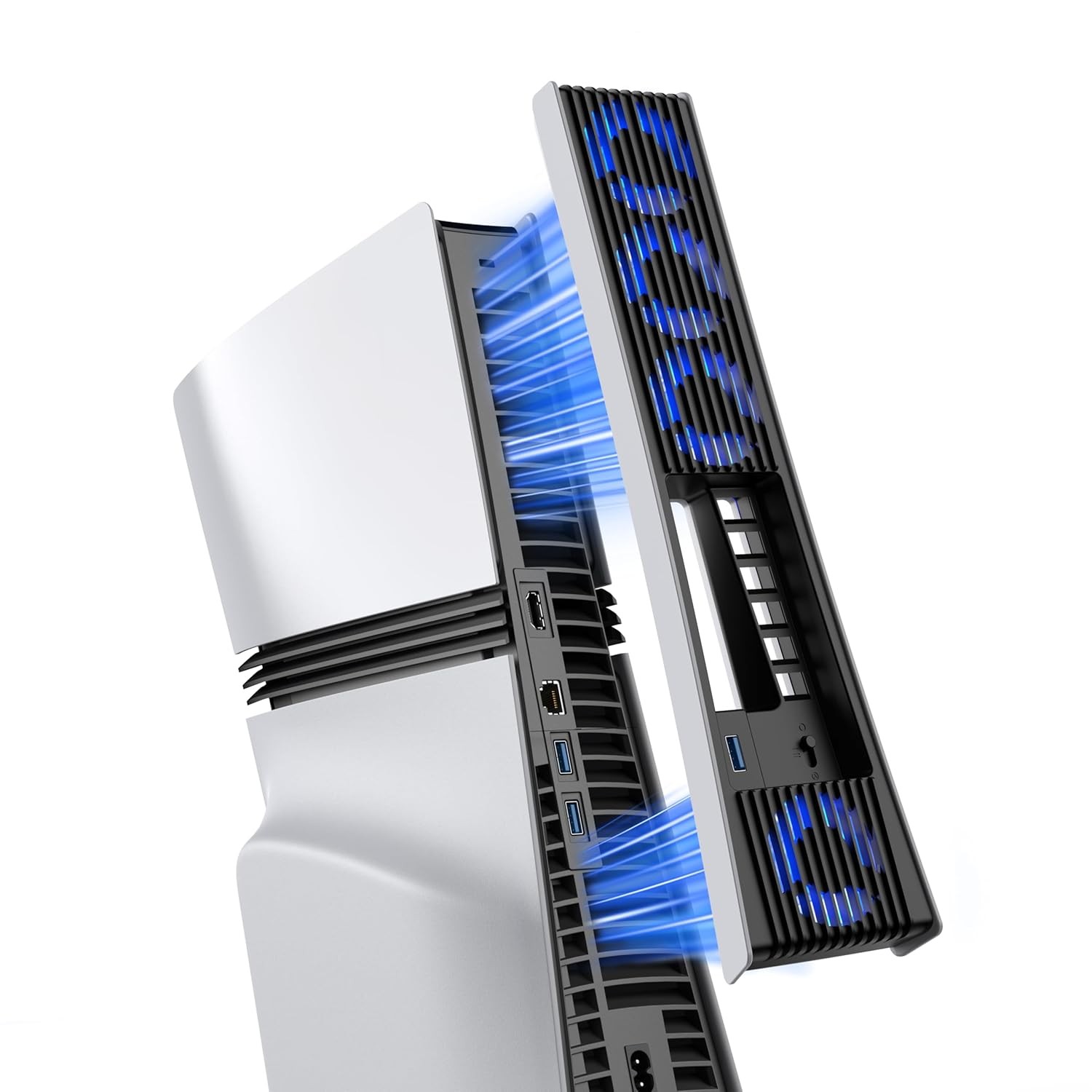 PS5 Pro Cooling Fan KIWIHOME 4 Fans 36 Blades USB 3.0
