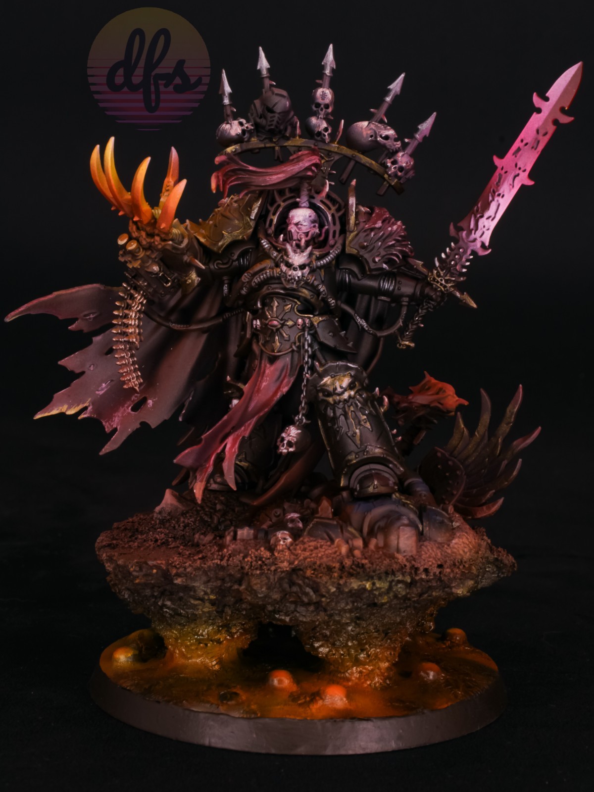 Abaddon The Despoiler Chaos Space Marines Warhammer 40k - Commission