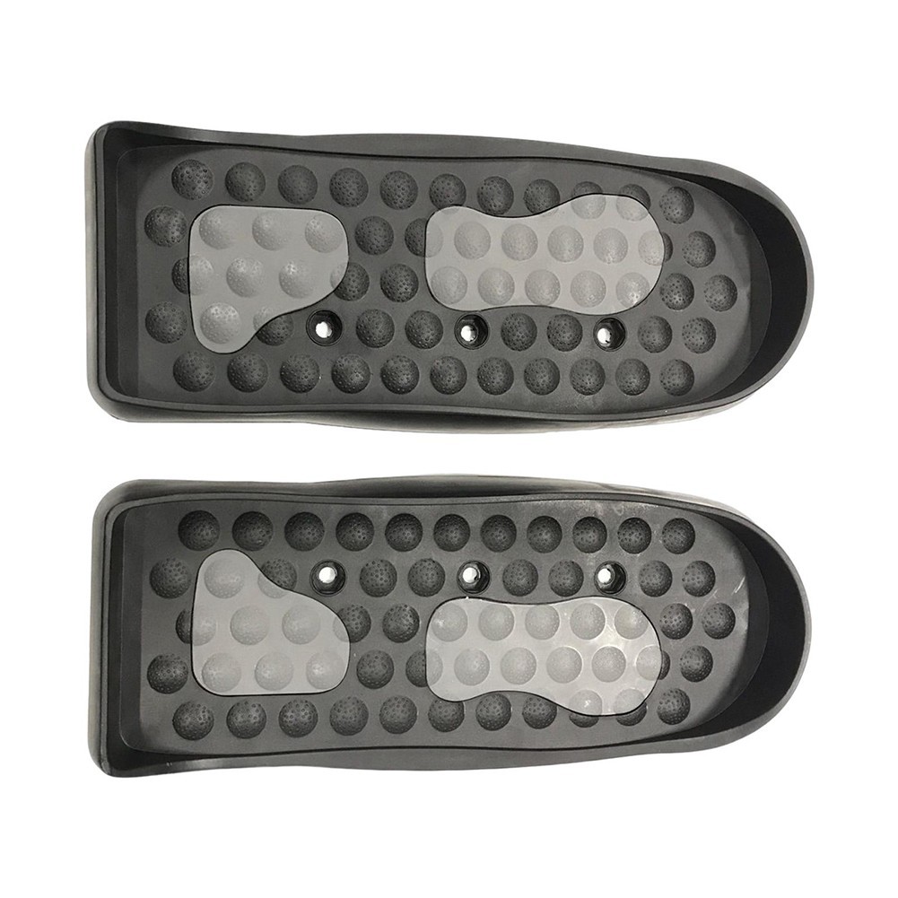 Sleek Black Design Elliptical Machine Footpedal Set Compatible with All