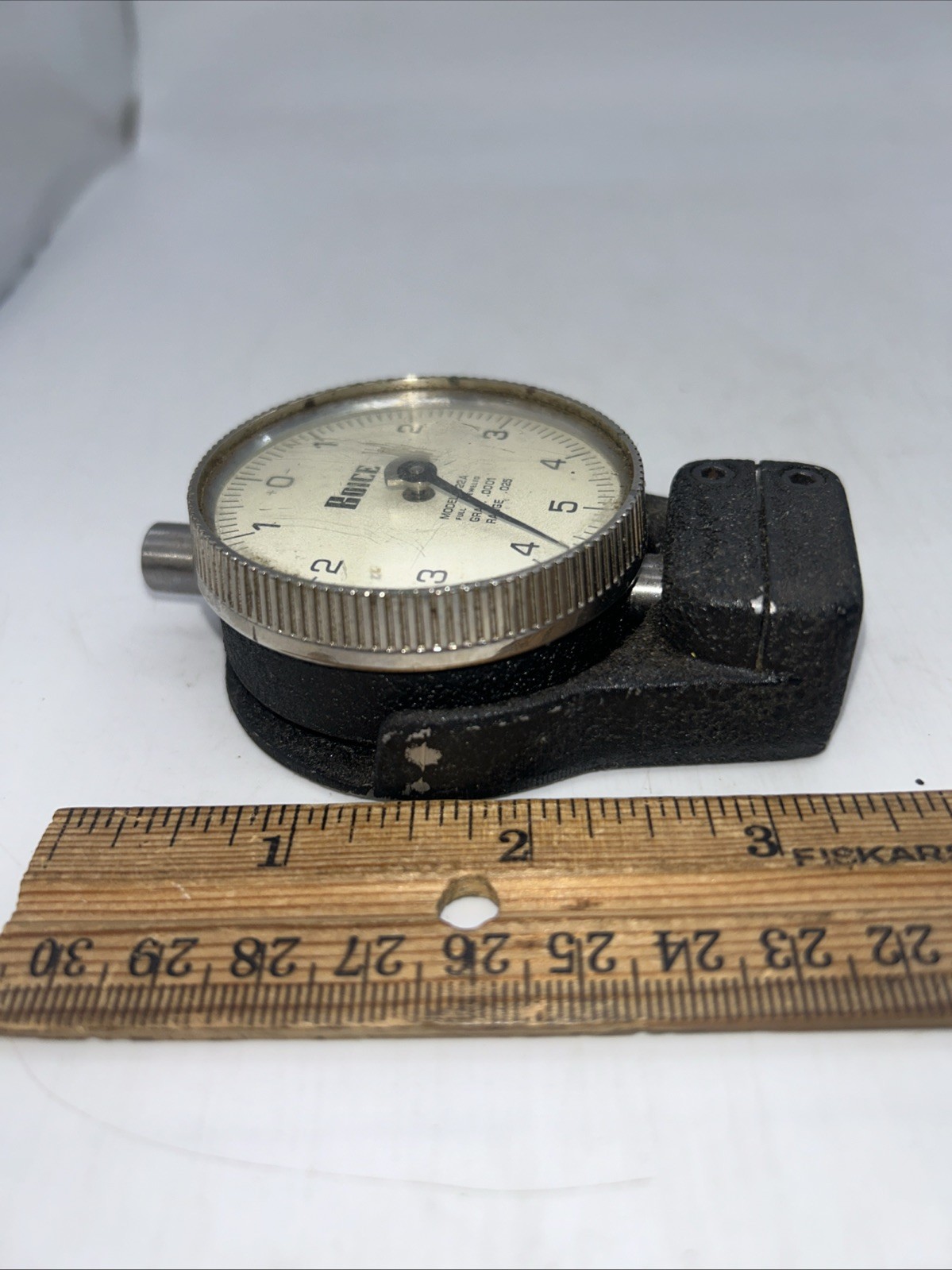Boice Gauge J22A Dial .0001" Graduation Serial Number 41638 Full Jeweled