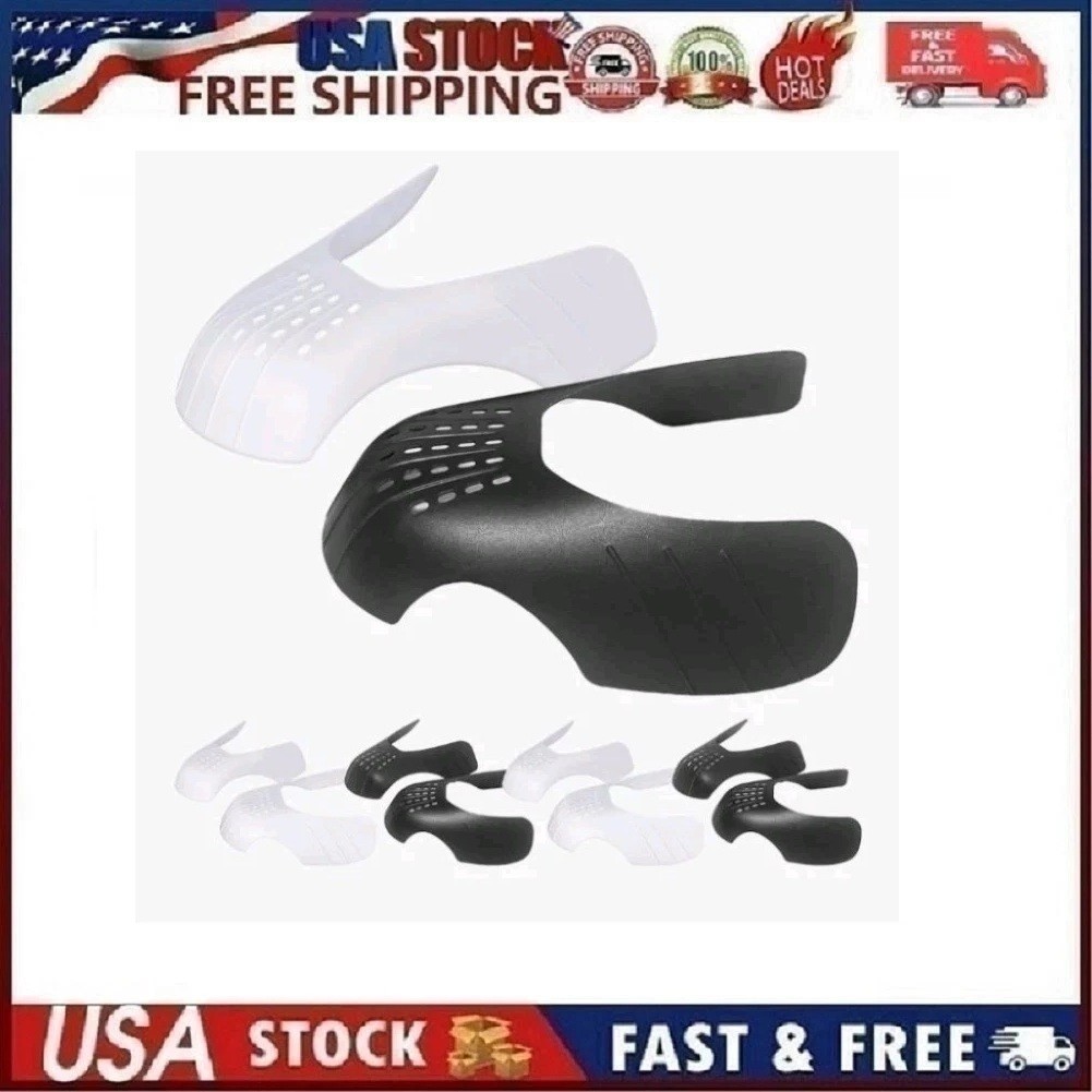 4pairs KHG Crease Protectors, Shoe Guards, Kids Size 3-7 Small