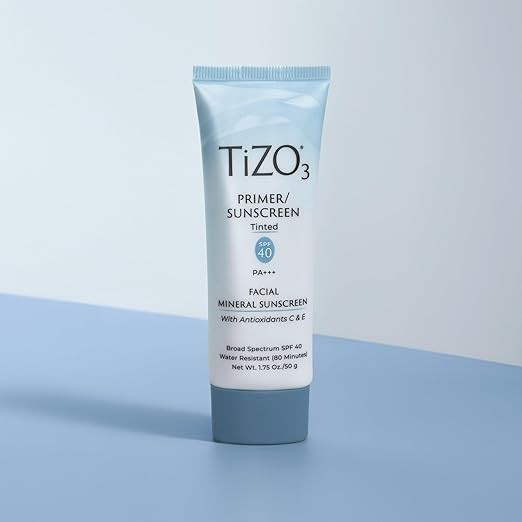 Tizo 3 Mineral Facial Primer Sunscreen Tinted SPF 40 PA+++ 1.75 OZ Exp. 05/28