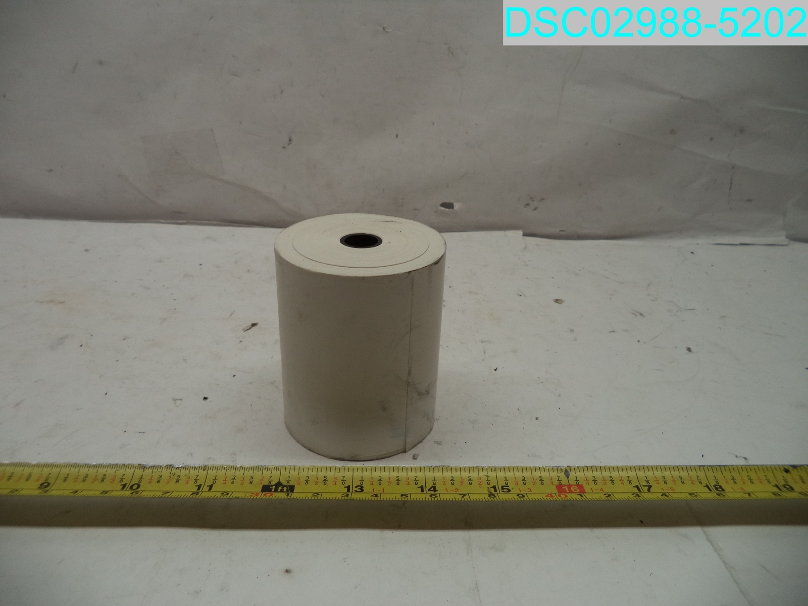 QTY=182: 3-1/8" W X 2-7/16" OD Thermal Receipt Paper