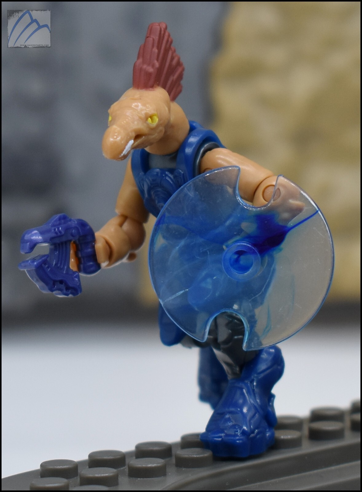 HALO MEGA BLOKS CONSTRUX BANISHED BLUE JACKAL FREEBOOTER MINI FIGURE GNB25