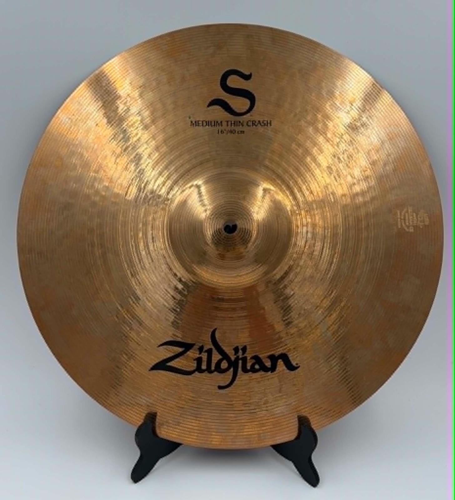 Zildjian S Series 16" Medium Thin Crash Cymbal S16MTC Brilliant Finish 16"/40cm