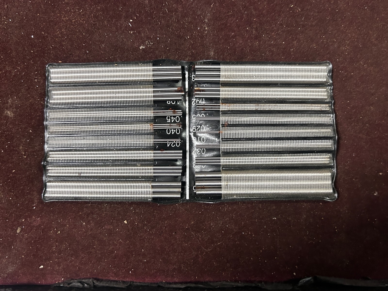 MACHINIST ShK TOOLS  LATHE MILL Set of Thread Measuring Wires
