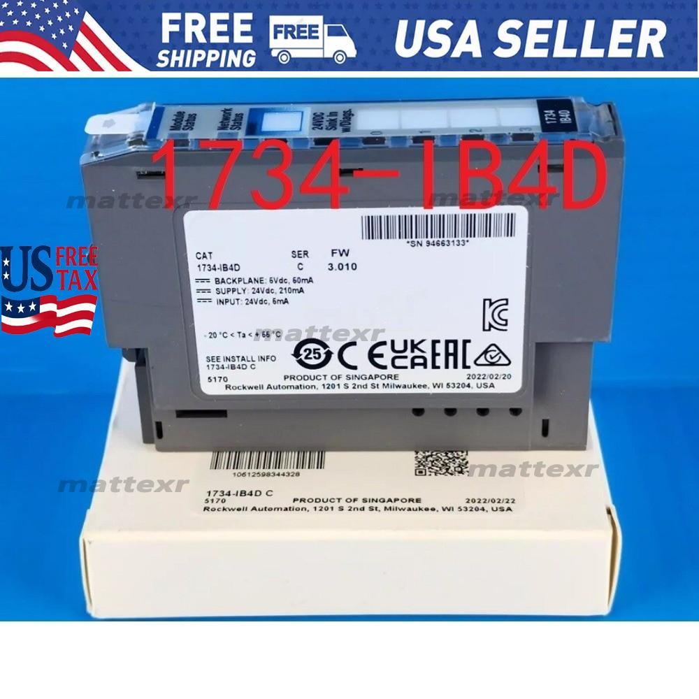 New Factory Sealed AB 1734-IB4D Point I/O 4 Point Digital Input Module