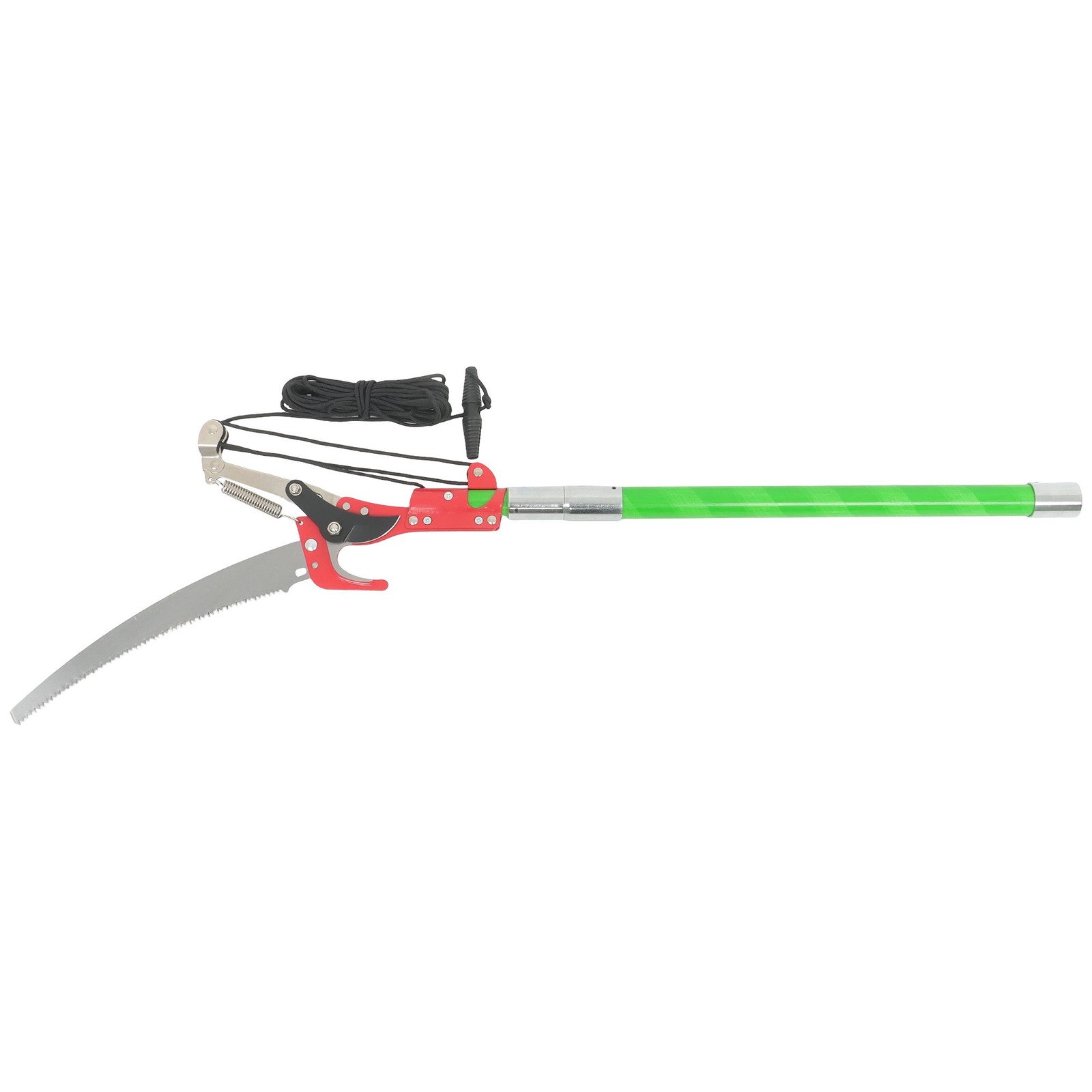 LABLT 27FT Extendable Tree Trimmer & Pole Saw Combo 8-Section Telescoping Green