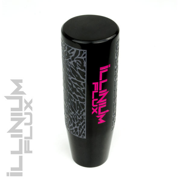 ILLINIUM FLUX PINK PAINTED BLACK ELEPHANT AUTOMATIC SHIFT KNOB 8X1.25 K31