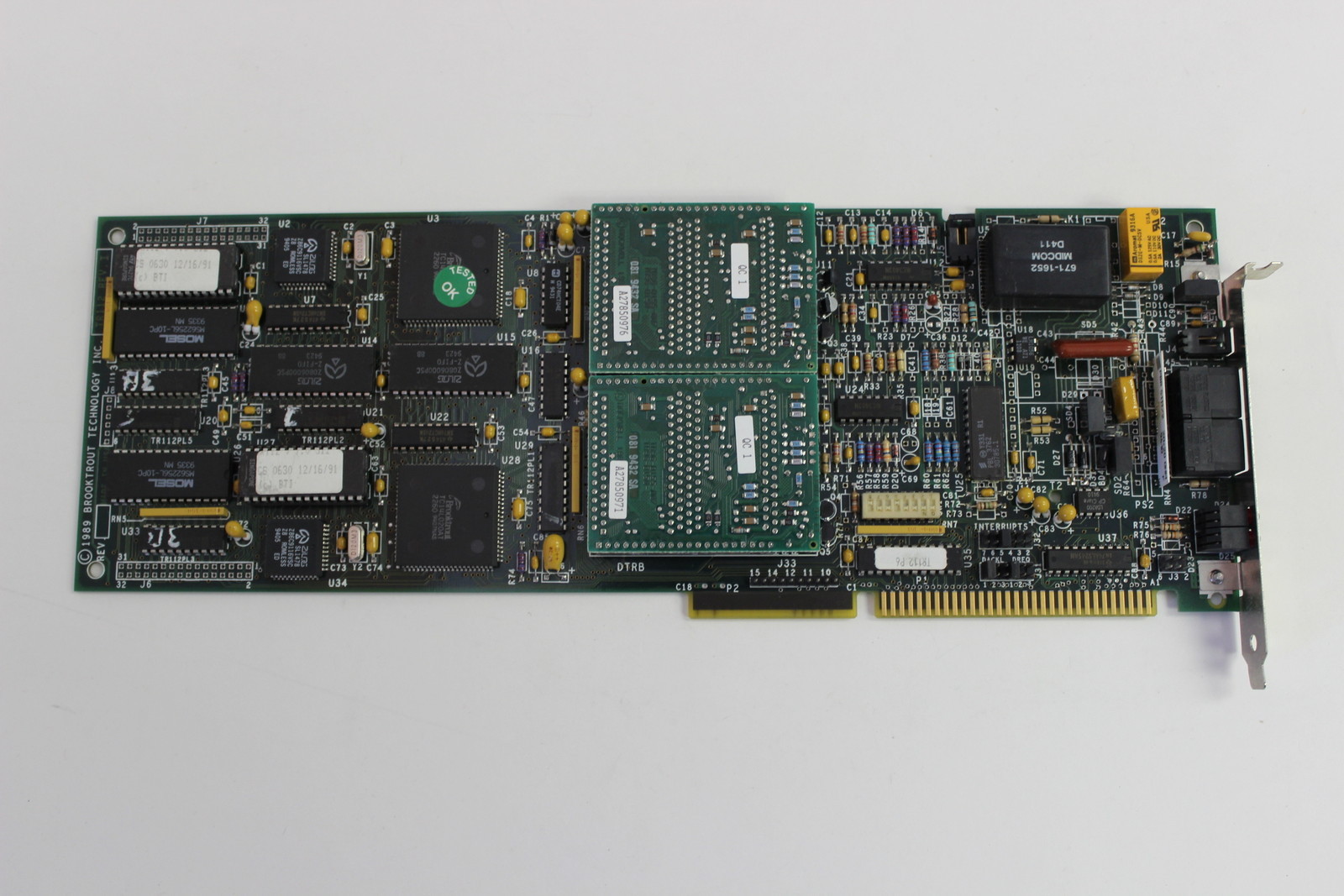 BROOKTROUT TR112 TR112LD  ISA DID FAX BOARD NO AC ADAPTER