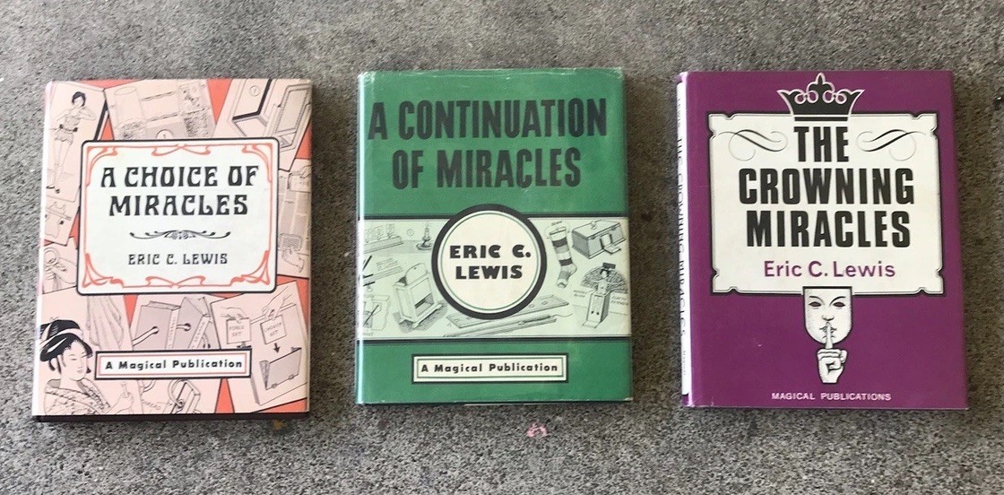 Eric C. Lewis Miracles Trilogy Magic Books (Signed)
