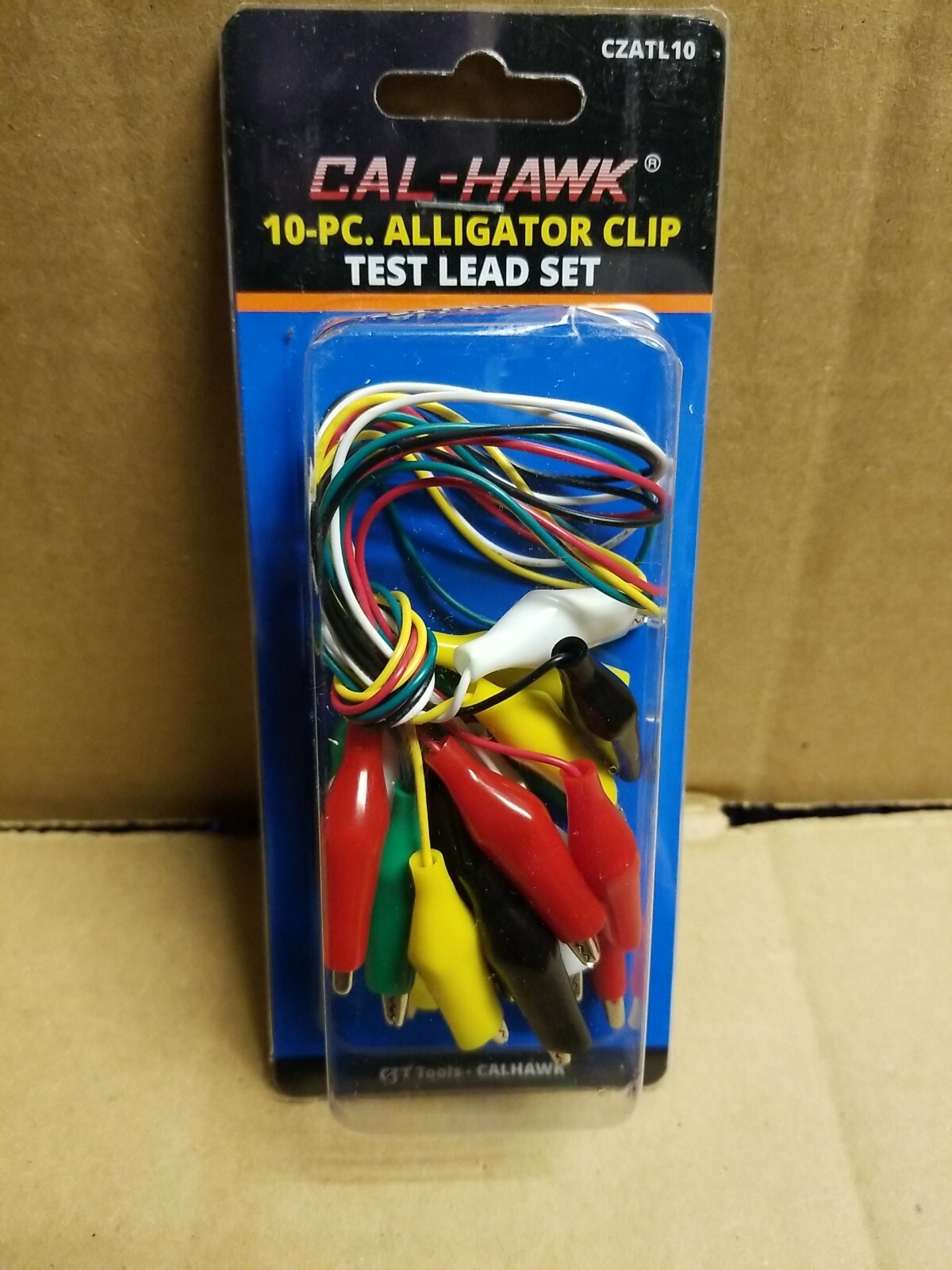 10-pc. Alligator Clip Test Leads Set Multi Color