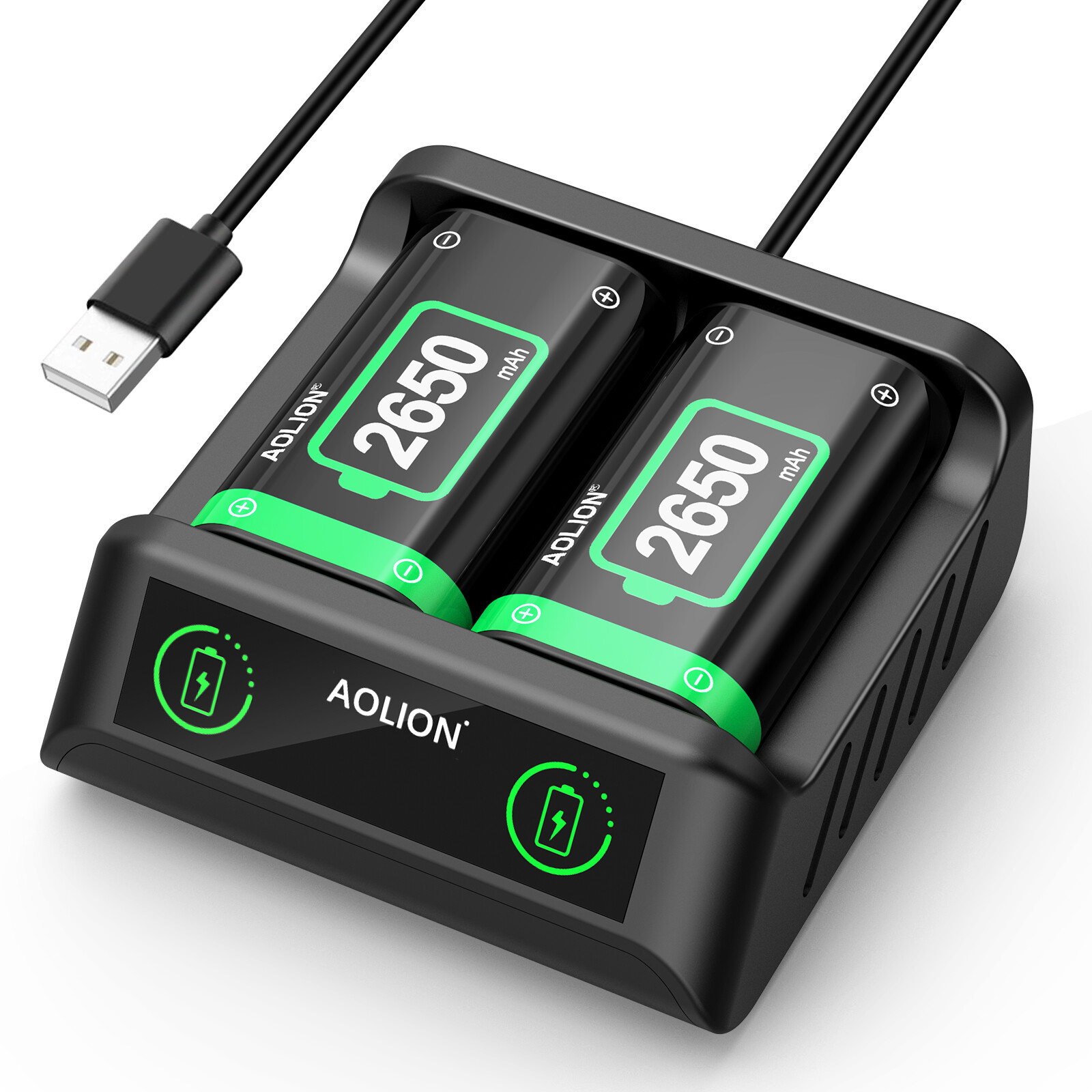 New For Microsoft Battery For Xbox One Wireless Controller 2650mAh Rechargeable