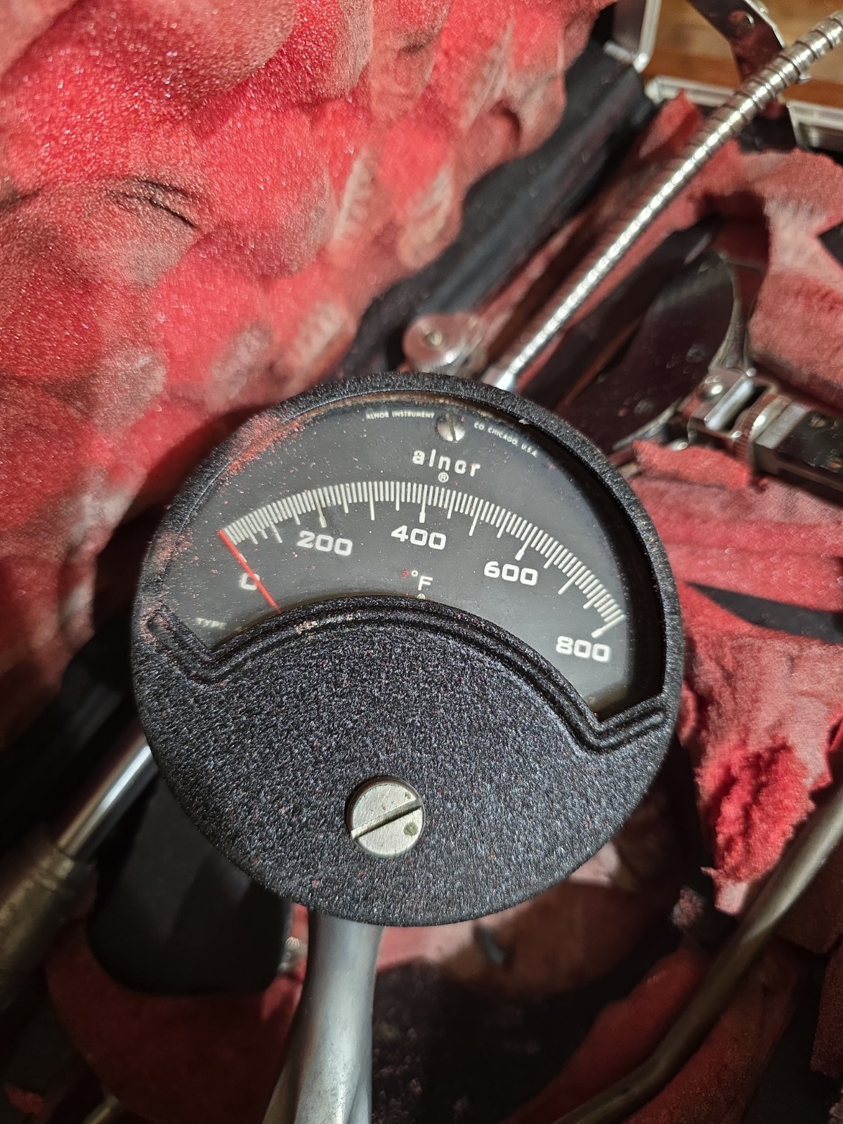 Vintage Alnor Pyrocon Pyrometer Thermometer