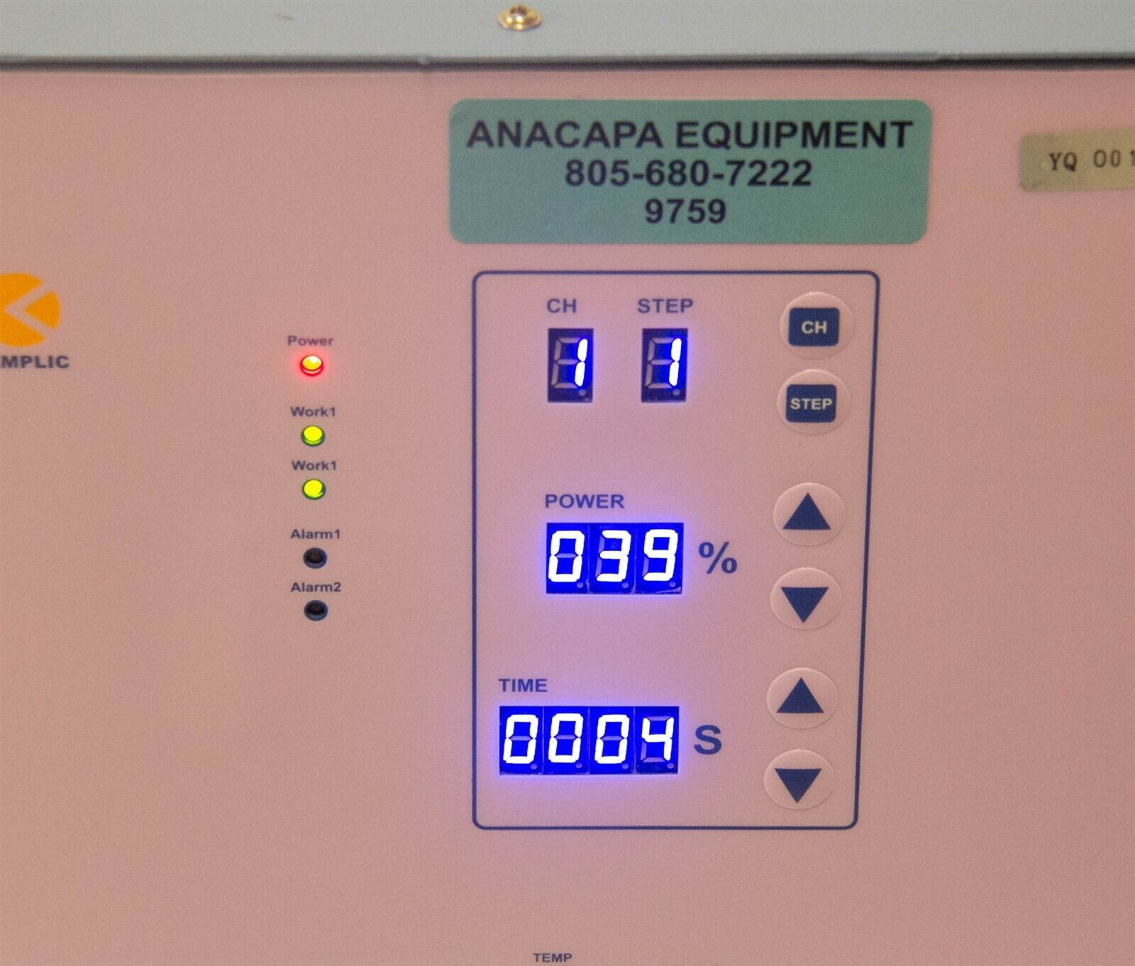 Lamplic LED Drive UV Curing System With Digital Display USED (9759)R