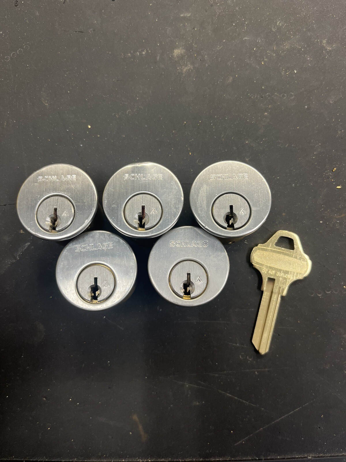 Lot Of 5 Schlage Original C123 Everest Rim Cylinders