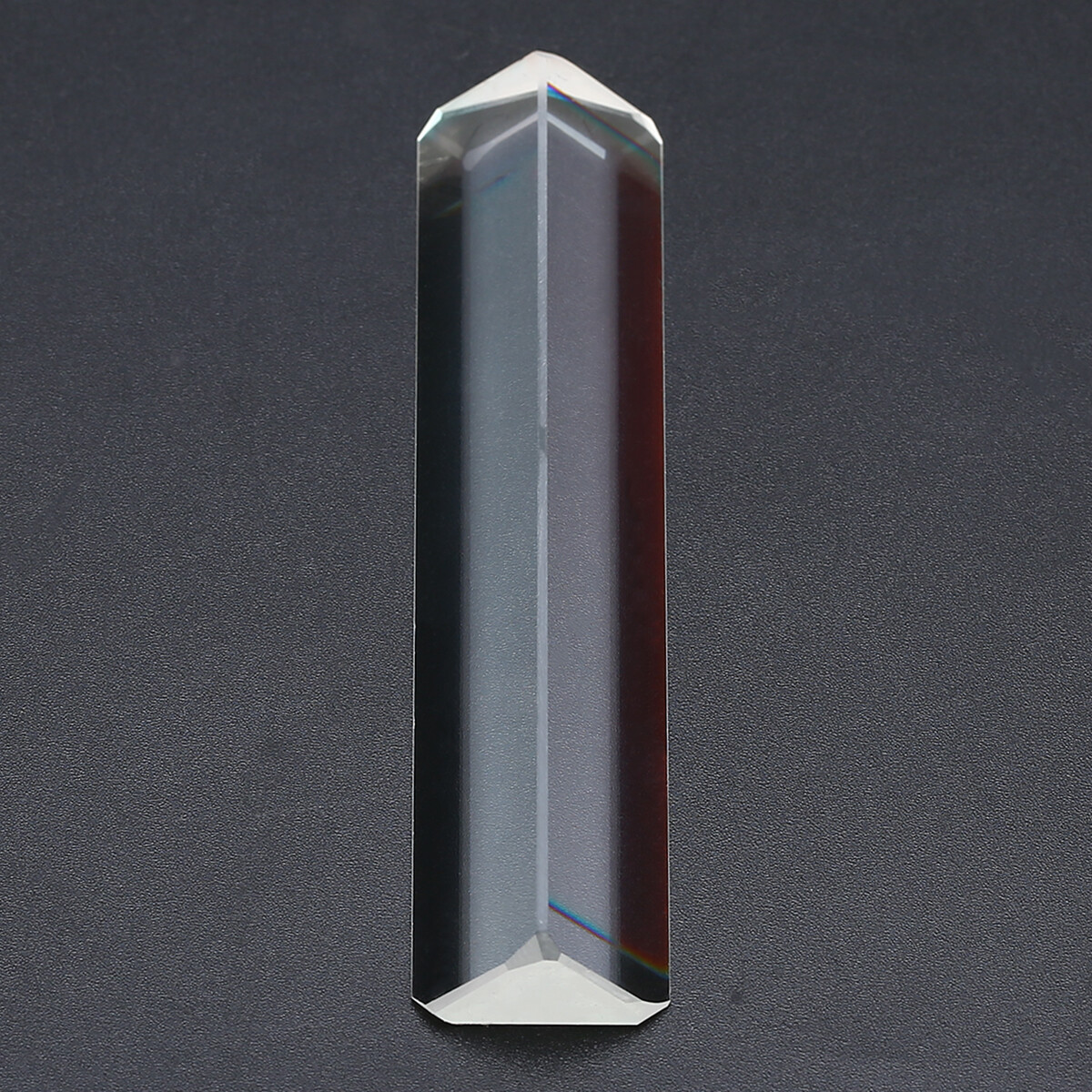 80-91mm Optical K9 Glass Triple Triangular Prism Physics Teaching Light Spectrum