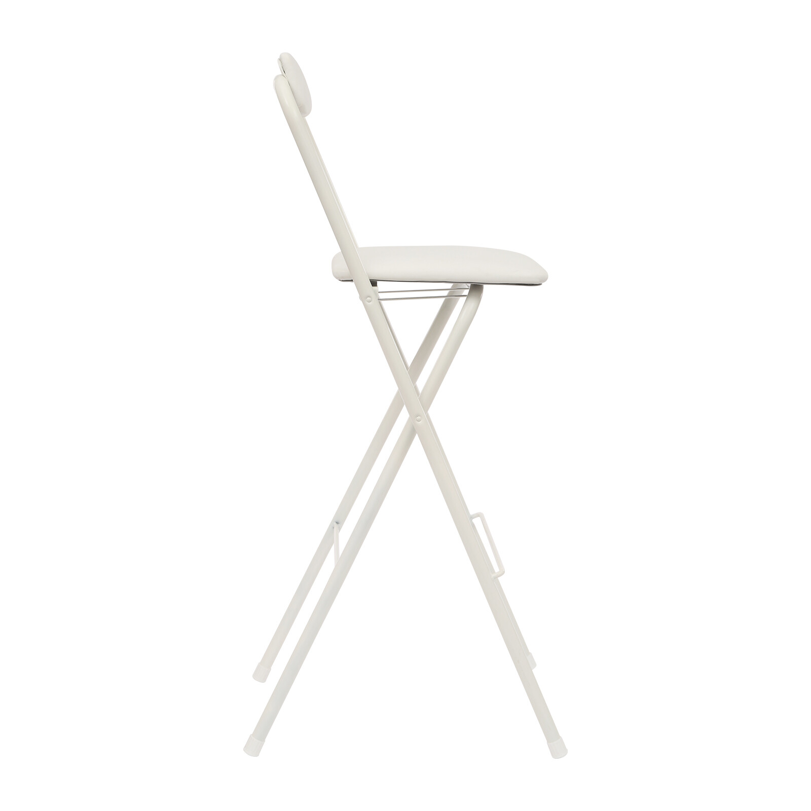 Folding Bar Chair 29.5in Height, 275lb Capacity, Portable PU Stool for Kitchen..
