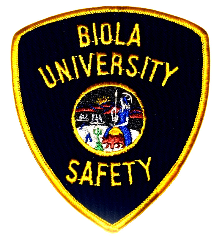 BIOLA UNIVERSITY– SAFETY –LA MIRADA CALIFORNIA CAMPUS Police Patch 2A