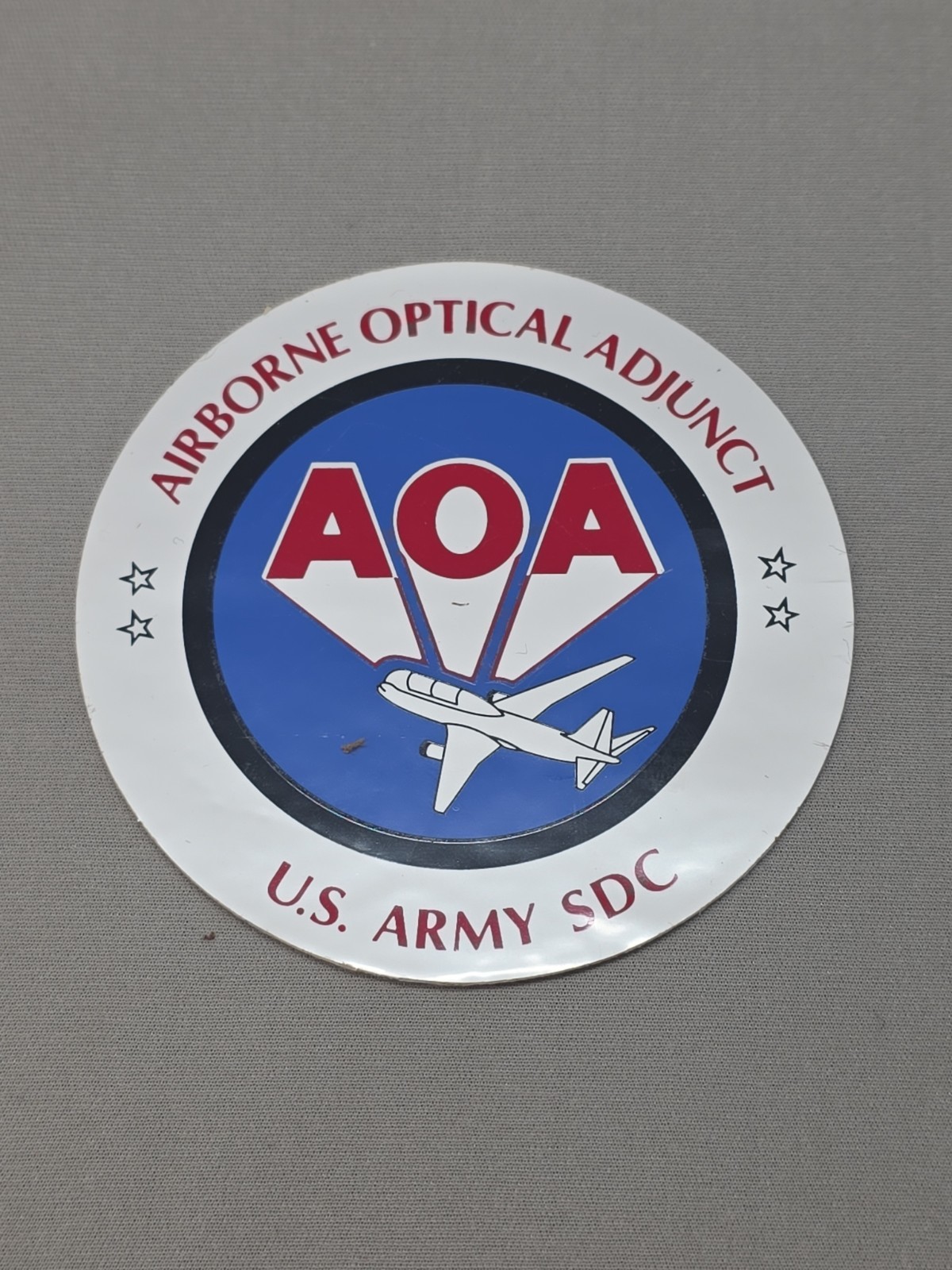 Airborne Optical Adjunct (AOA) Sticker - Missile Defense Boeing 767-200 w/Cupola