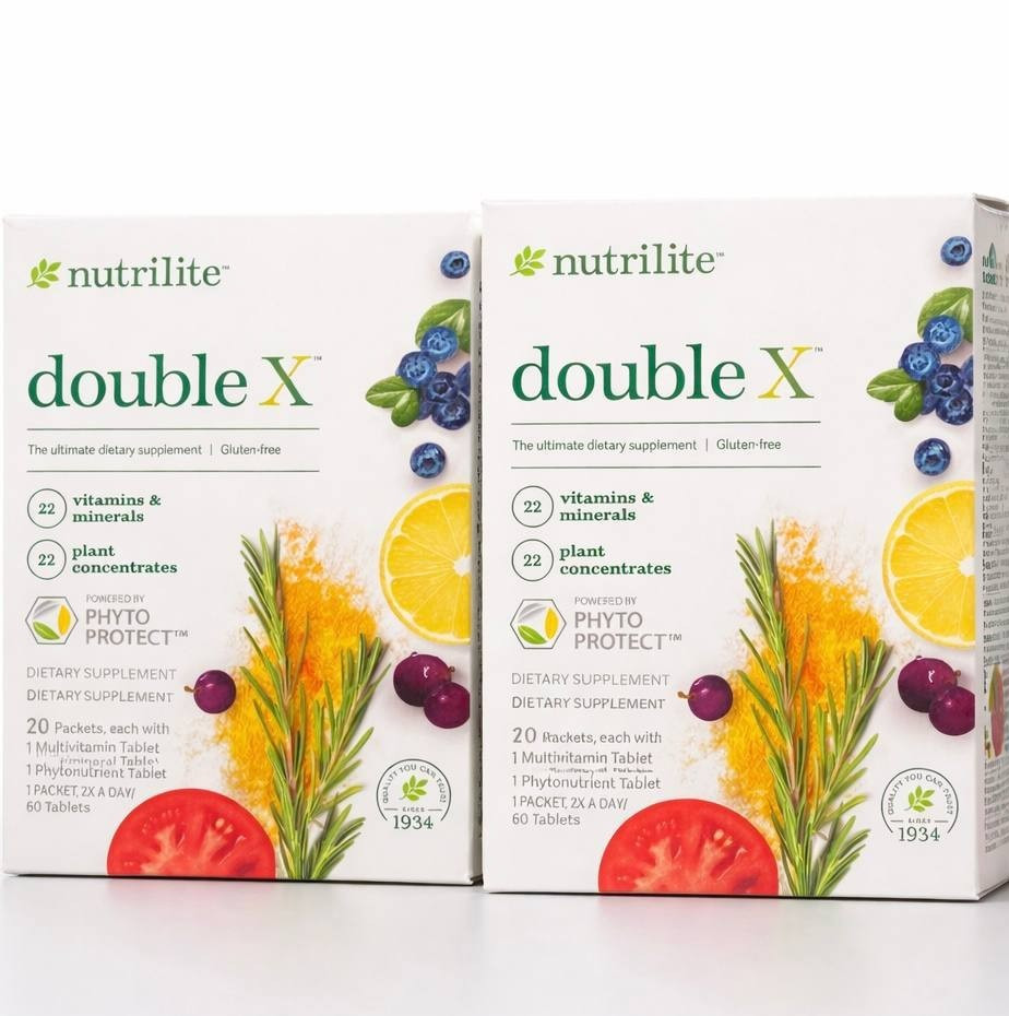 Amway Nutrilite Double X  Multi-Vitamins & Minerals (40-Packets) EXP: 10/2026