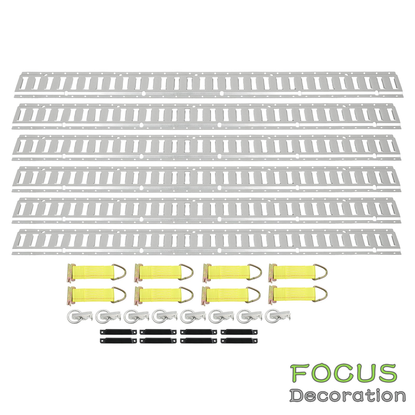 New Tie Straps 6600015HETZ 30 Piece E-Track Kit  with End Covers O-Rings