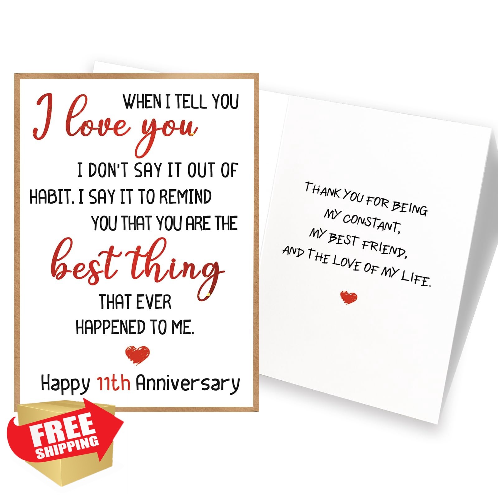 HEJOYN 11th Anniversary Card Steel Gift