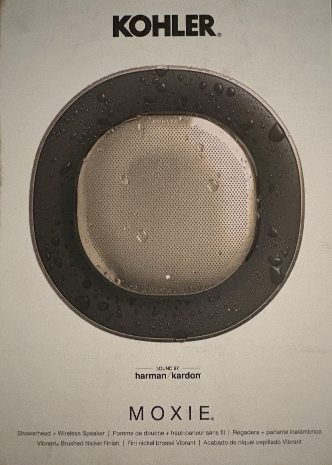 Kohler Moxie 1.75 gpm Shower Head and Wireless Speaker