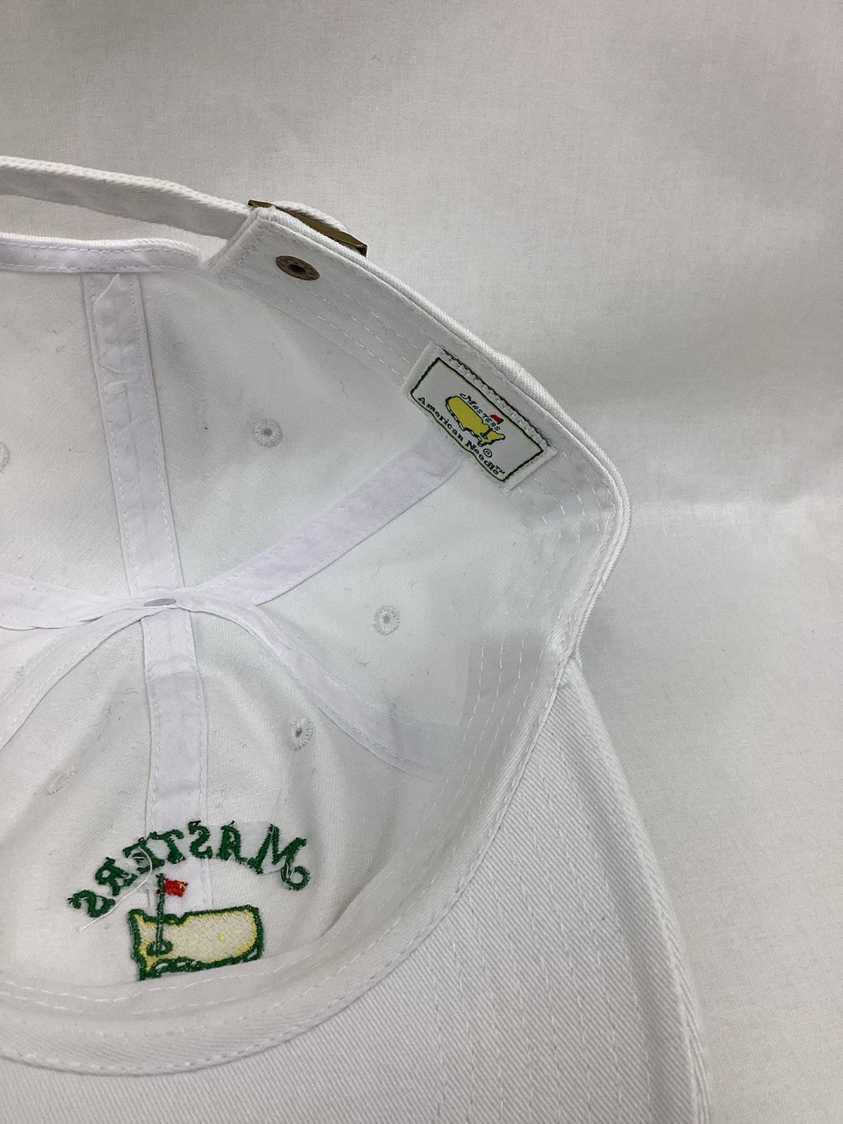 MASTERS GOLF Hat Cap 2020 White Adjustable American Needle OSFM EUC