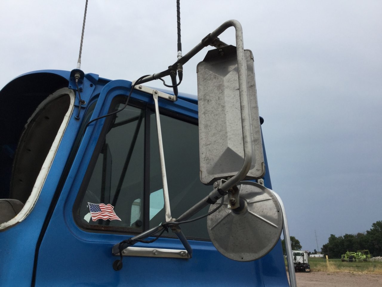 1989-2003 Mack CH600 STAINLESS Left/Driver Door Mirror - Used