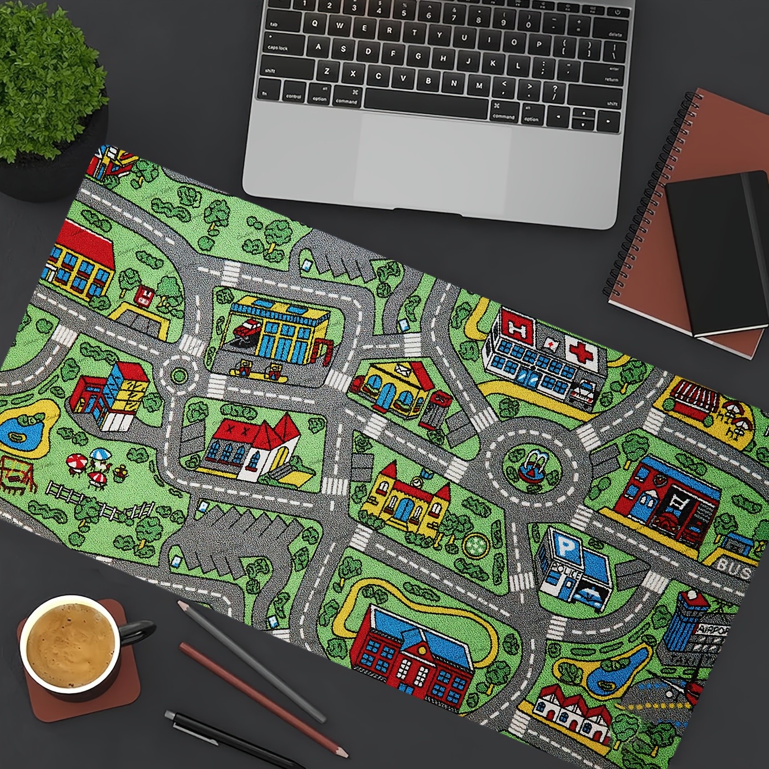 40*90cmLarge Retro 80s90s Streets Racing Carpet Rug Gaming Mouse Pad & Desk Mat