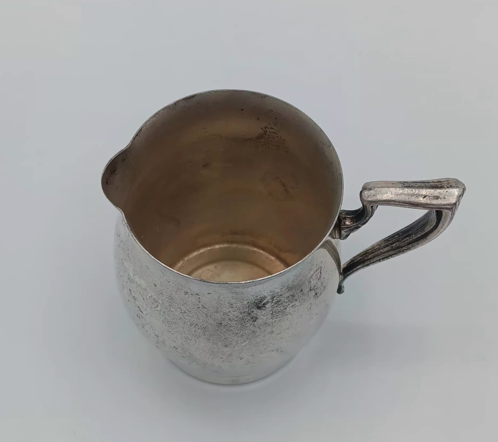 Vintage marked Paul Revere Style Silver Plate Creamer