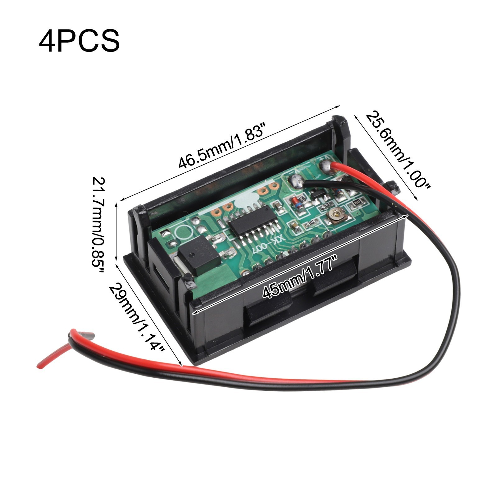 Accurate 12V to 72V Battery Meter with Automatic Identification Feature