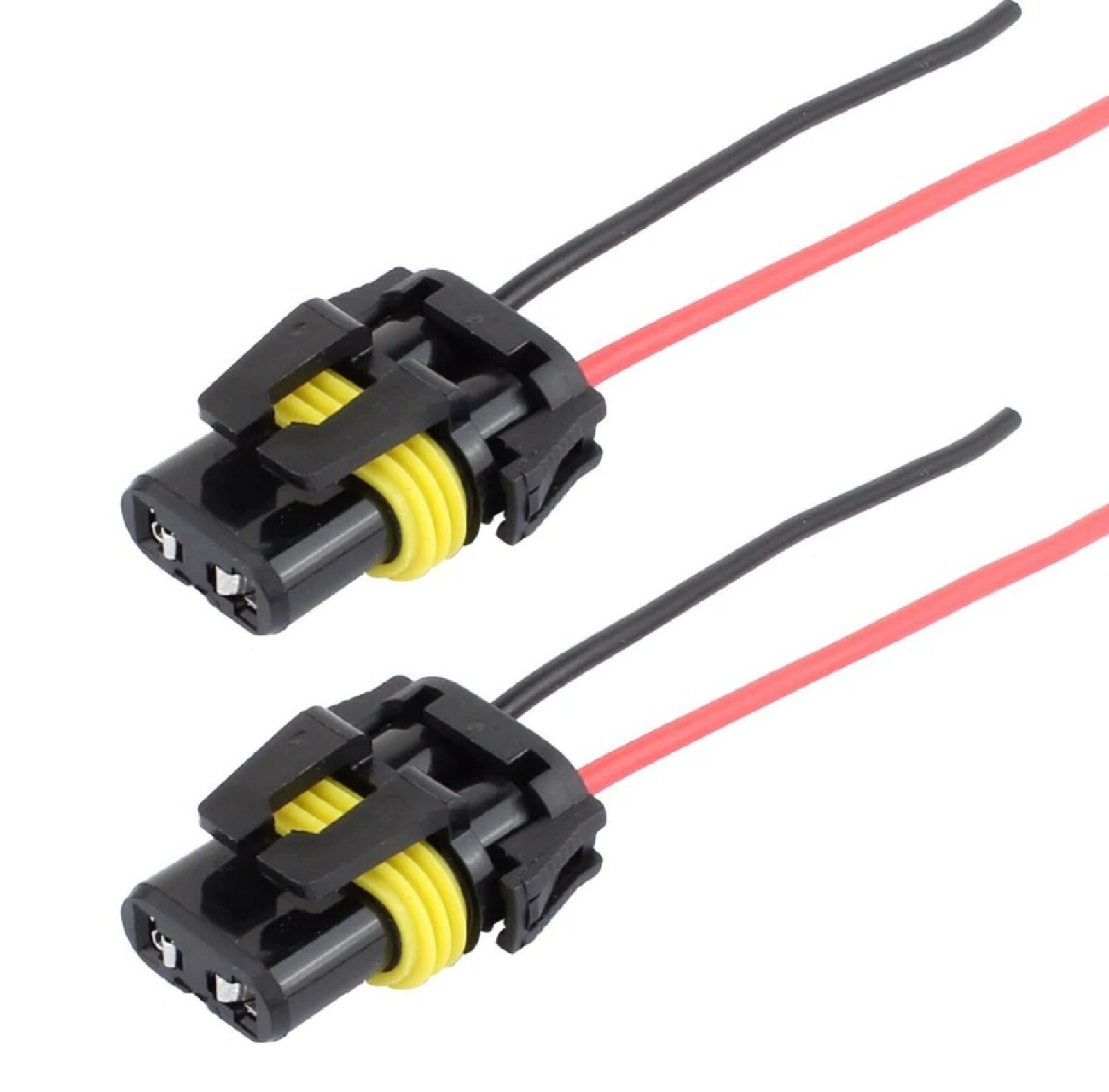 Wire Pigtail Female P 9045 Fog Light Two Harness Bulb Socket Plug Replacement OE