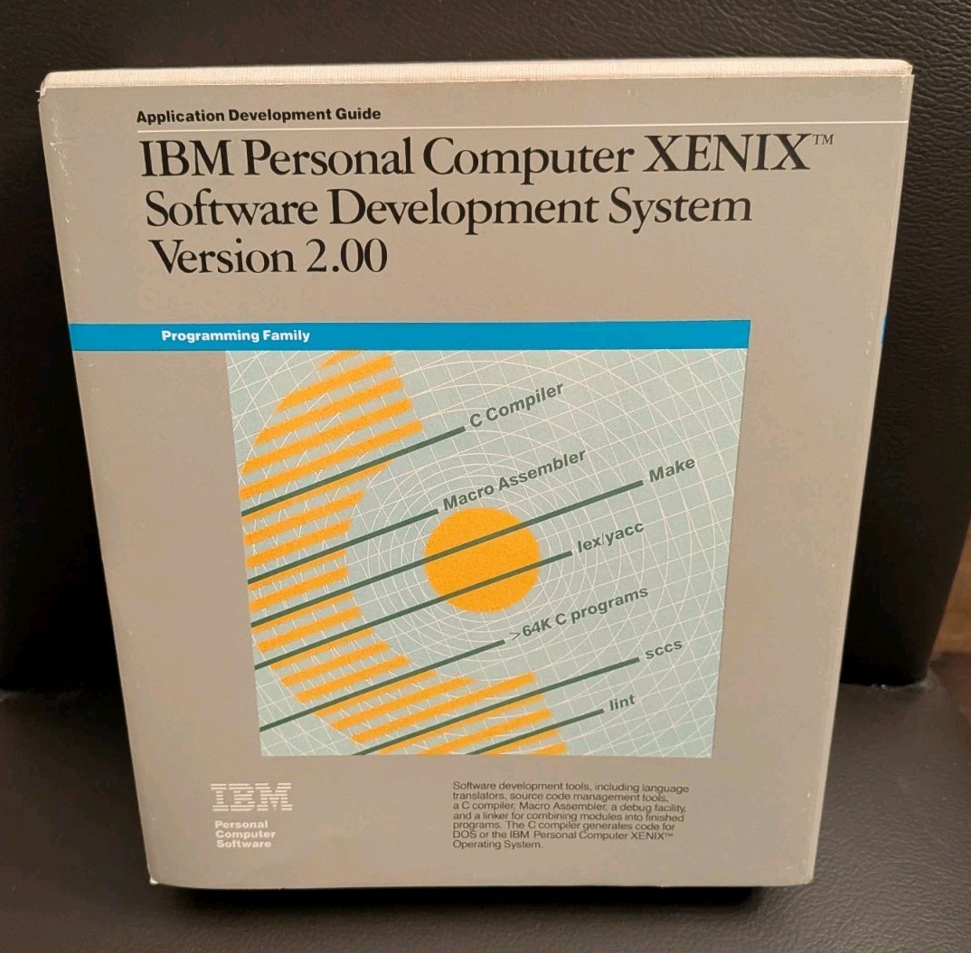 IBM Personal Computer XENIX Software Development System Application Development