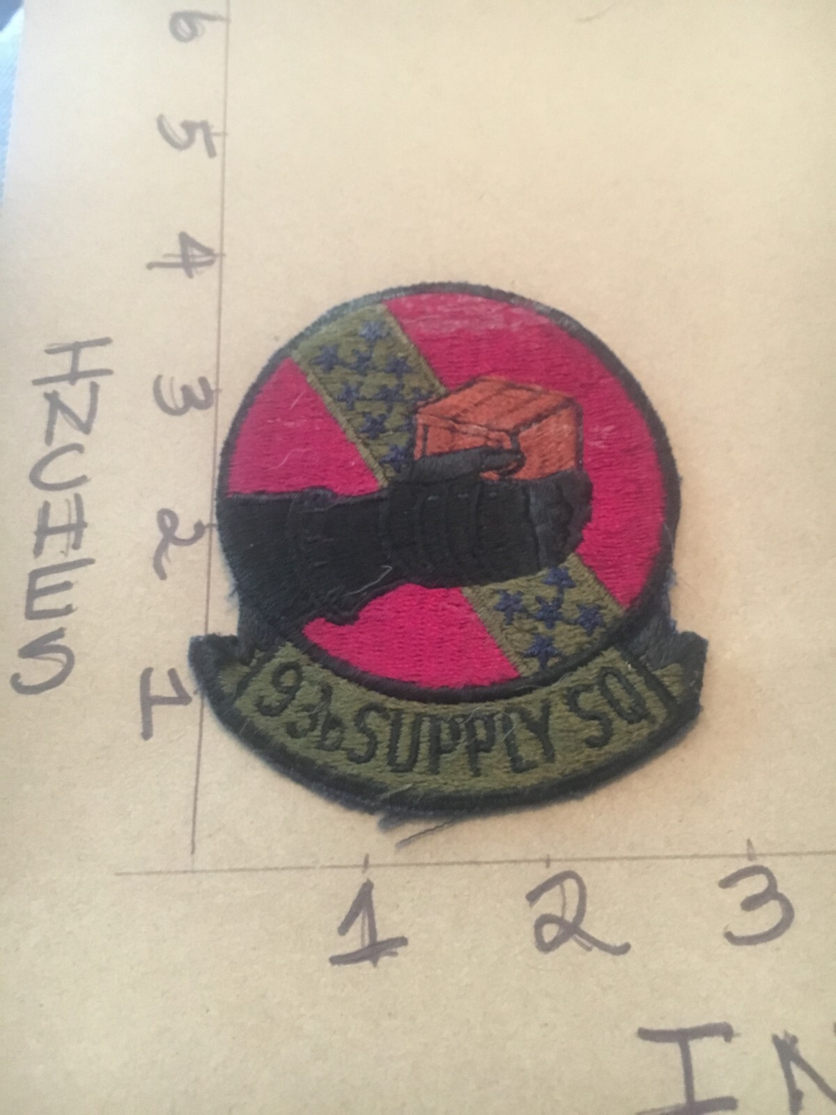 USAF 93rd Supply Squadron subdued patch 5/30/25