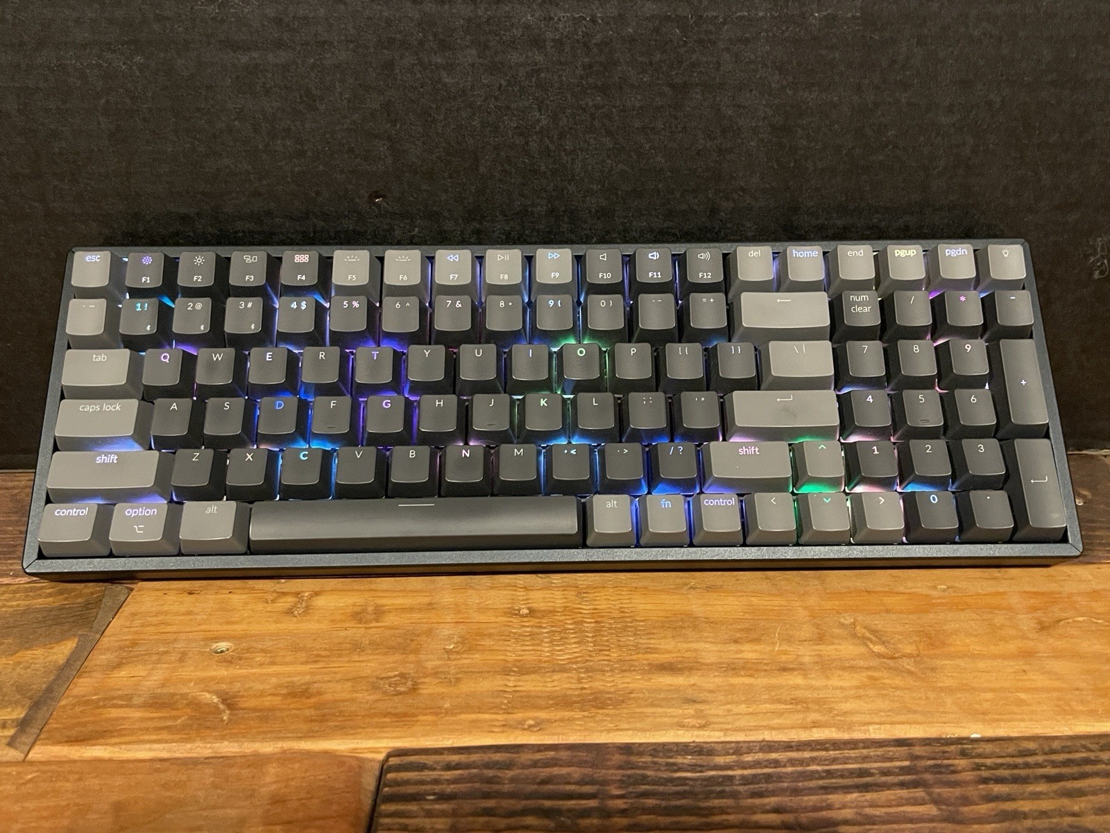 Keychron K4 K4C1 RGB Mechanical Keyboard Aluminum Wireless Red Switch Tested
