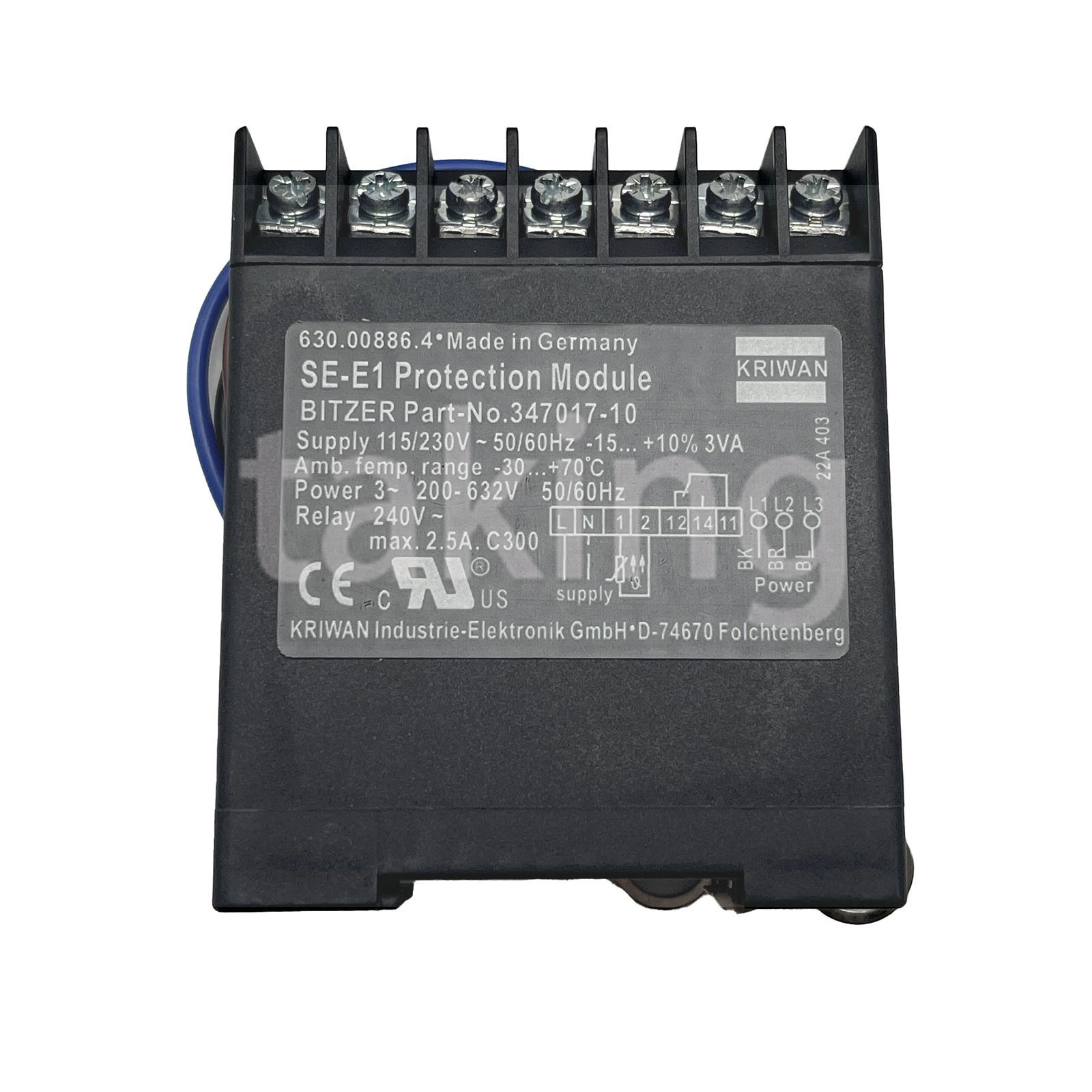 1pc Compressor Protection Module for Bitzer Se-E1 347017-10