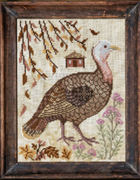 Cottage Garden Cross-Stitch Pattern - A Year in Woods 2- CGS130 The Turkey #5