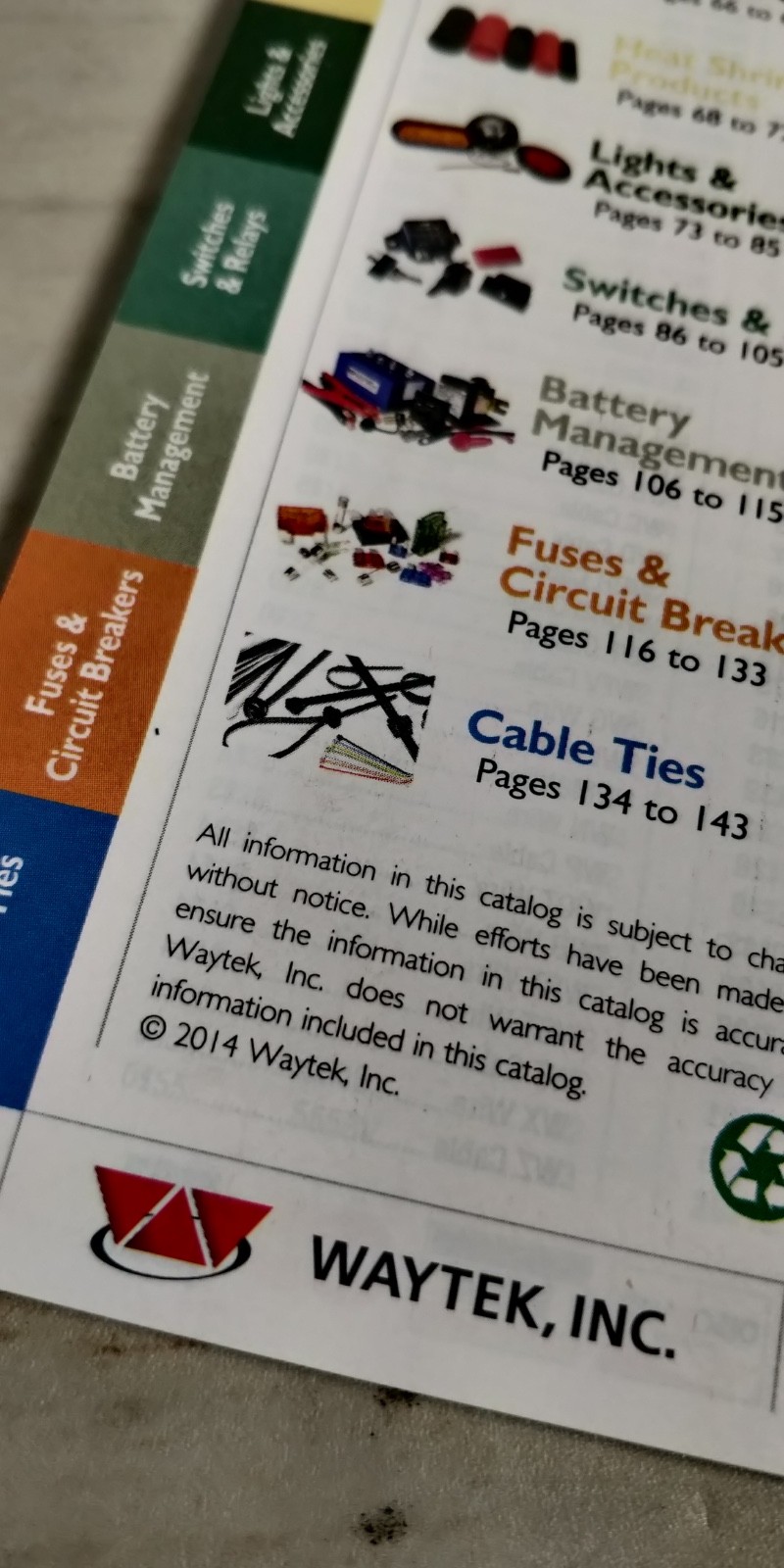 2014 WAYTEK, INC CATALOG 227 C6