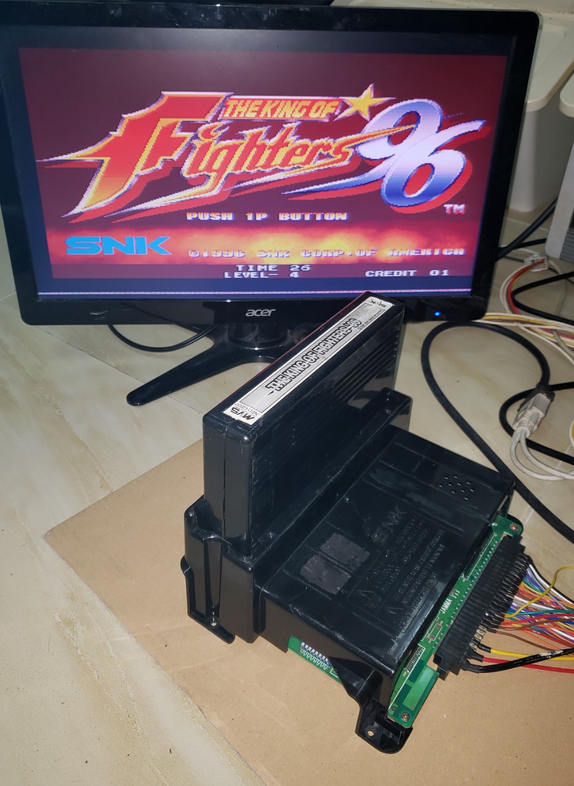 The King of Fighters 96 MVS Cart Only Original Arcade Video Game Japan