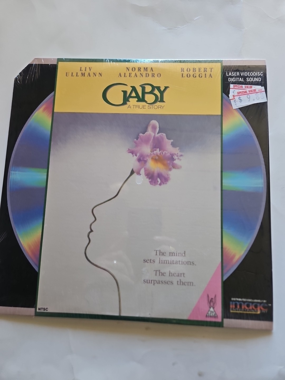 Gaby  A True Story  Laserdisc VG Condition Liv Ullmann RA1