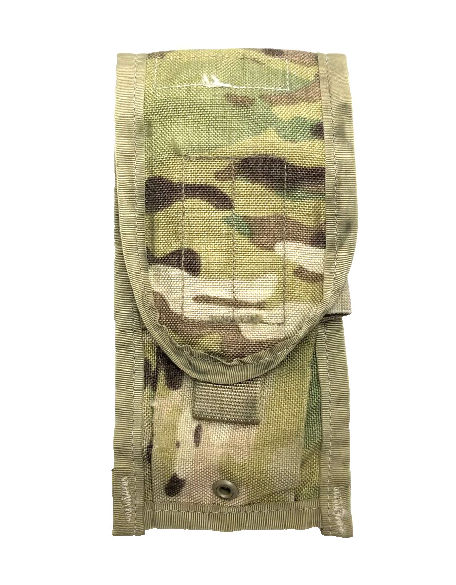 QTY (1) US Military MOLLE Double Mag Pouch Army OCP Multicam 8465-01-580-0701